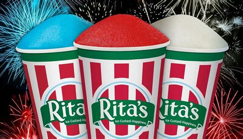 Rita's water - At Rita’s, we specialize in delivering COOL treats in a fun, inviting, and family friendly environment. The story of Rita’s dates to the summer of 1984 when a Philadelphia firefighter, Bob Tumolo, opened the original location just outside of the city. Today, Rita’s has almost 600 franchised shops and we continue to grow!